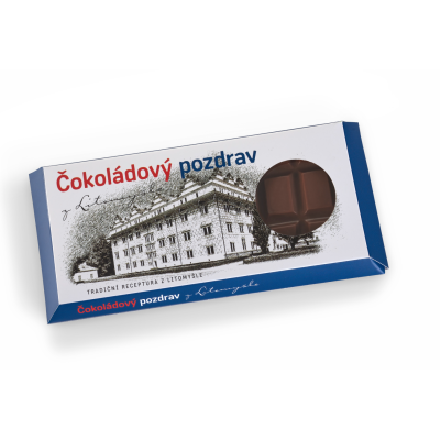 Čokoládový pozdrav zámek Litomyšl 100g