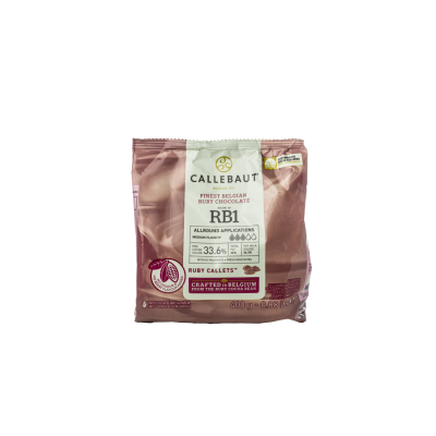 Belgická čokoláda ruby 33,6% 400g