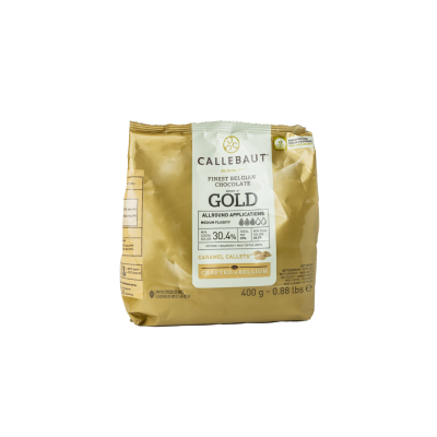 Belgická čokoláda GOLD 30,4% Callebaut 400g