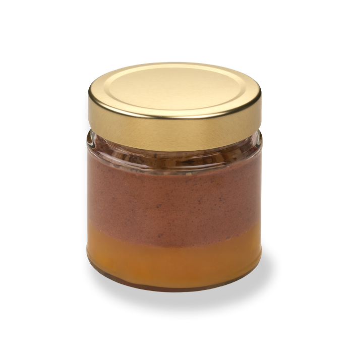 Sklo čokoláda mango - vegan 8 ks