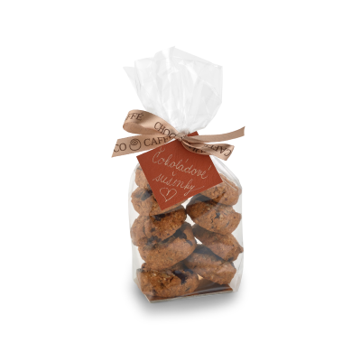Sušenky s hořkou čokoládou 180g