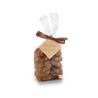 Sušenky s bílou čokoládou a vanilkou 180g